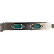 Image de StarTech.com Carte adaptateur PCI Express vers serie RS232 - 2 ports - 16950 UART - Cache FIFO de 256 octets - ASIX AX99100 - Remplacement de PEX2S952 (PEX2S953)
