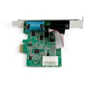 Image de StarTech.com Carte adaptateur PCI Express vers serie RS232 - 2 ports - 16950 UART - Cache FIFO de 256 octets - ASIX AX99100 - Remplacement de PEX2S952 (PEX2S953)