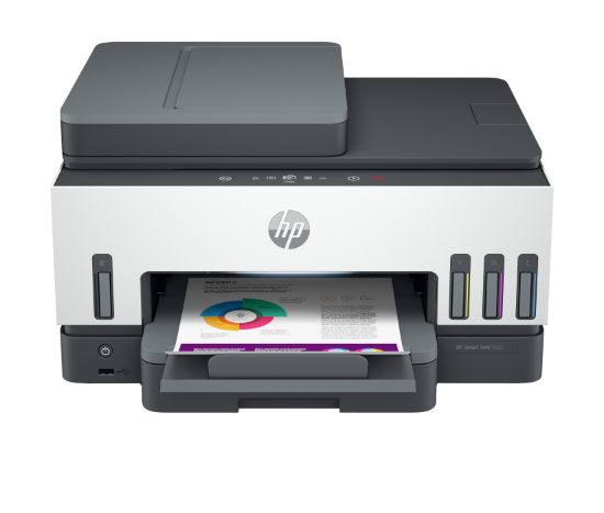 Image de HP Smart Tank 7605 Sans fil All-in-One Couleur Imprimante, Impression recto-verso; copieur, scanner (28C02A)