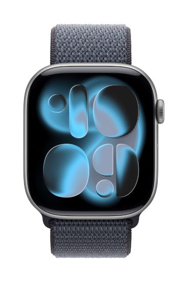 Image de Apple Boucle Sport bleu maritime 46 mm (MFFH4ZM/A)