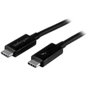 Image de StarTech.com Câble Thunderbolt 3 (20 Gb/s) USB-C de 1 m - Compatible Thunderbolt, USB et DisplayPort - M/M (TBLT3MM1M)