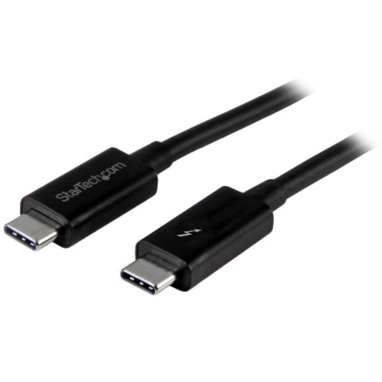Image de StarTech.com Câble Thunderbolt 3 (20 Gb/s) USB-C de 1 m - Compatible Thunderbolt, USB et DisplayPort - M/M (TBLT3MM1M)