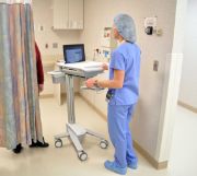 Image de Ergotron StyleView EMR Laptop Cart Chariots et supports multimédias - Blanc (SV41-6100-0)