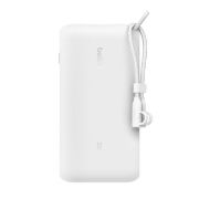 Image de Belkin 20 W, 20000mah, 152mm x 77.2mm x 25.1mm Banque d'alimentation électrique - Blanc (BPB028HQWH)