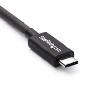 Image de StarTech.com Câble Thunderbolt 3 (40 Gb/s) USB-C de 50 cm - Compatible Thunderbolt, USB et DisplayPort - M/M (TBLT34MM50CM)