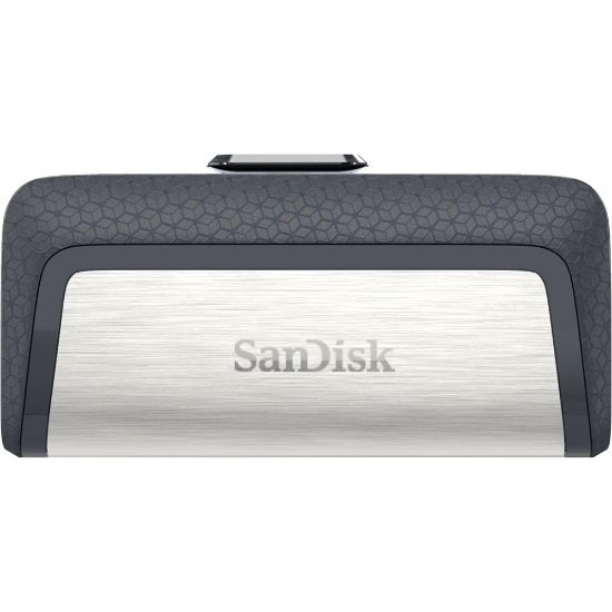 Image de SanDisk Ultra Dual Drive USB Type-C Clé USB - Noir, argent (SDDDC2-128G-G46)