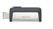 Image de SanDisk Ultra Dual Drive USB Type-C Clé USB - Noir, argent (SDDDC2-128G-G46)