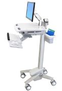 Image de Ergotron StyleView EMR Cart with LCD Arm Chariots et supports multimédias - Blanc (SV41-6200-0)