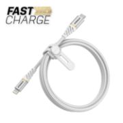 Image de OtterBox Premium Cable USB C-Lightning 1M USB-PD, Cloud Sky White - Blanc (78-52651)