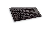 Image de CHERRY G84-4400 TRACKBALL KEYBOARD Clavier filaire miniature, trackball, PS2, noir, AZERTY - FR (G84-4400LPBFR-2)