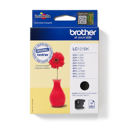 Image de Brother LC121BK cartouche jet d'encre noire (LC-121BK)