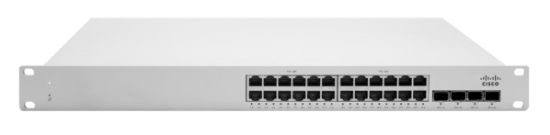 Image de Cisco Meraki MS225-24P Géré L2 Gigabit Ethernet (10/100/1000) Connexion Ethernet, supportant l'alimentation via ce port (PoE) 1U Gris (MS225-24P-HW)