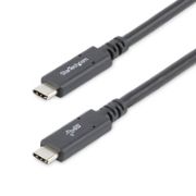 Image de StarTech.com Câble USB-C de 1,8m, USB 5Gbps, 100W (5A) Power Delivery, Certifié Works with Chromebook, 4K 60Hz DP Alt Mode, Certifié USB-IF - Compatible Thunderbolt (USB315C5C6)
