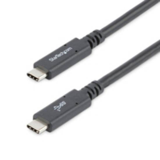 Image de StarTech.com Câble USB-C de 1,8m, USB 5Gbps, 100W (5A) Power Delivery, Certifié Works with Chromebook, 4K 60Hz DP Alt Mode, Certifié USB-IF - Compatible Thunderbolt (USB315C5C6)