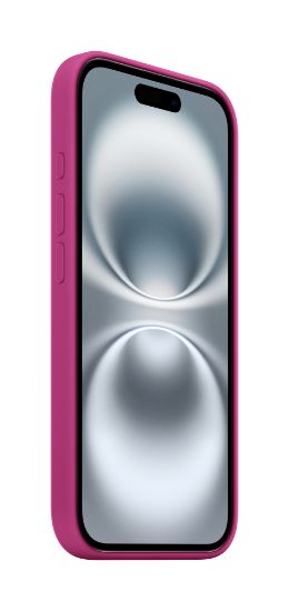 Image de Apple Coque en silicone avec MagSafe pour iPhone 16 - Fuchsia (MYY53ZM/A)