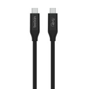 Image de Belkin USB4, Type-C, 40Gbps, 0.8m, Black Câble USB - Noir (INZ001BT0.8MBK)
