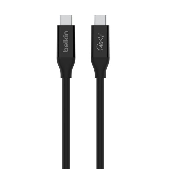 Image de Belkin USB4, Type-C, 40Gbps, 0.8m, Black Câble USB - Noir (INZ001BT0.8MBK)