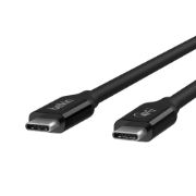 Image de Belkin USB4, Type-C, 40Gbps, 0.8m, Black Câble USB - Noir (INZ001BT0.8MBK)