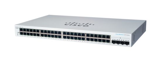 Image de Cisco CBS220-48T-4X Switch - Blanc (CBS220-48T-4XUK-RF)