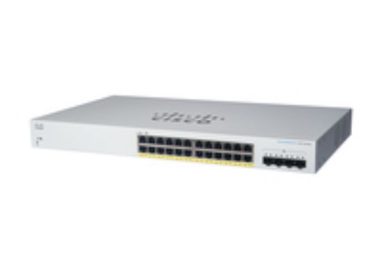 Image de Cisco CBS220-24P-4G Switch - Blanc (CBS220-24P-4GUK-RF)