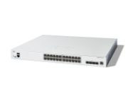 Image de Cisco Catalyst 1300-24XT Managed, 20 Port 10G Copper, 4x10GE SFP+ Combo, Limited Lifetime Protection Switch - Gris (C1300-24XT)