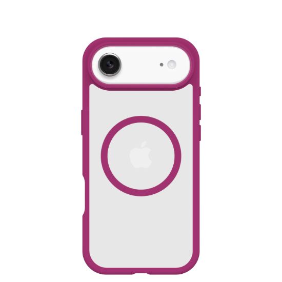 Image de OtterBox React MagSafe Series pour Apple iPhone Air, Rose Crystal - Rose,Transparent (77-98614)