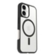 Image de OtterBox React Series pour MagSafe pour Apple iPhone 16, Black Crystal - Noir,Transparent (77-96244)