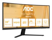 Image de AOC B3 écran plat de PC 86,4 cm (34") 3440 x 1440 pixels Wide Quad HD LED Noir (CU34B3E)