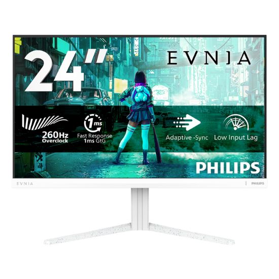 Image de Philips écran plat de PC 60,5 cm (23.8") 1920 x 1080 pixels Blanc (24M2N3201PL/00)