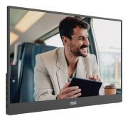 Image de AOC téléviseur et moniteur portables Moniteur portable Noir 39,6 cm (15.6") LED 1920 x 1080 pixels (16T20E2)
