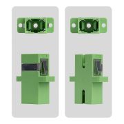 Image de StarTech.com Coupleur SC vers SC, Lot de 10, Coupleur Fibre Optique Monomode OS2 SC avec Bride, Adaptateur Simplex SC/APC (SIMPLEXSCAPCF)