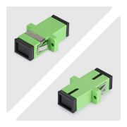 Image de StarTech.com Coupleur SC vers SC, Lot de 10, Coupleur Fibre Optique Monomode OS2 SC avec Bride, Adaptateur Simplex SC/APC (SIMPLEXSCAPCF)