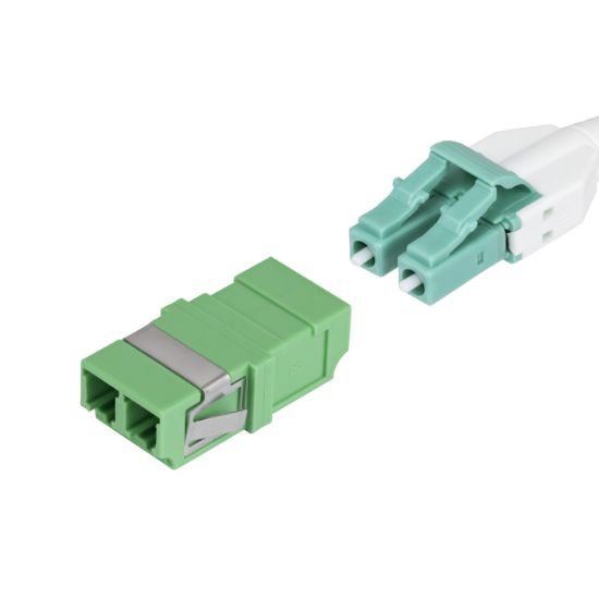 Image de StarTech.com Coupleur LC vers LC, Lot de 10, OS2 Monomode SC Empreinte Coupleur Fibre Optique LC Sans Bride, Adaptateur Duplex LC/APC (DUPLEXLCAPCNOF)