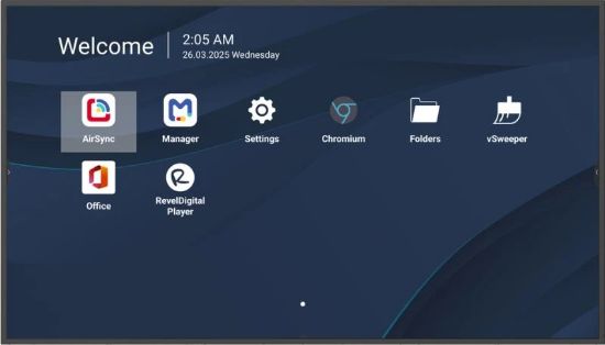 Image de Viewsonic Écran d'affichage dynamique Écran plat de signalisation numérique 165,1 cm (65") LCD Wifi 500 cd/m² 4K Ultra HD Noir Intégré dans le processeur Android 14 24/7 (CDE6514-2C)