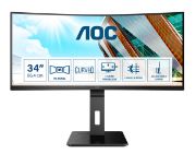 Image de AOC P2 écran plat de PC 86,4 cm (34") 3440 x 1440 pixels Quad HD LED Noir (CU34P2A)