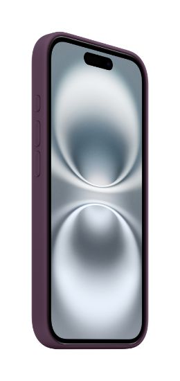 Image de Apple Coque en silicone avec MagSafe pour iPhone 16 - Prune - Couleur prune (MYY43ZM/A)
