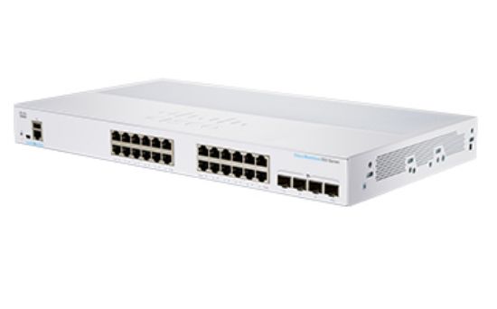 Image de Cisco CBS350-24T-4G Switch - Argent (CBS350-24T-4GUK-RF)