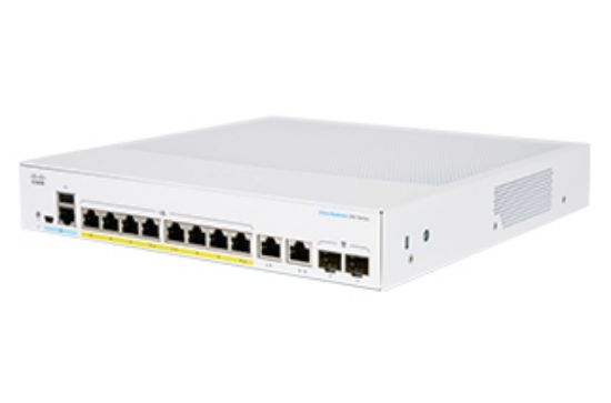Image de Cisco CBS350-8P-E-2G Switch - Argent (CBS350-8P-E2GUK-RF)