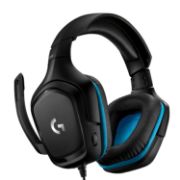 Image de Logitech G G432 7.1 Surround Sound Wired Gaming Headset Casque - Noir,Bleu (981-000770)