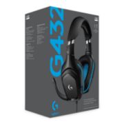 Image de Logitech G G432 7.1 Surround Sound Wired Gaming Headset Casque - Noir,Bleu (981-000770)