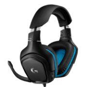 Image de Logitech G G432 7.1 Surround Sound Wired Gaming Headset Casque - Noir,Bleu (981-000770)