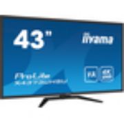 Image de iiyama ProLite écran plat de PC 108 cm (42.5") 3840 x 2160 pixels 4K Ultra HD Noir (X4373UHSU-B1)