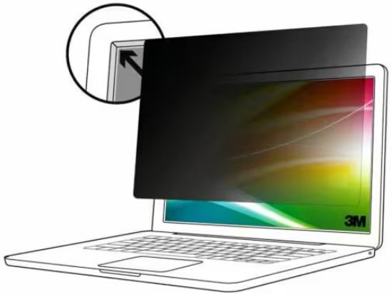 Image de 3M filtre anti-reflets pour écran et filtre de confidentialité 33,8 cm (13.3") Netbook Filtre de confidentialité sans bords pour ordinateur (BP133W1B)