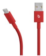Image de Apple Beats Câble USB - Rouge (MFEJ4ZM/A)