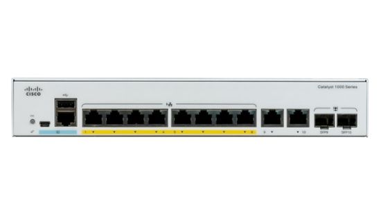 Image de Cisco C1000-8FP-E-2G-L Switch - Gris (C1000-8FP-E-2GL-RF)