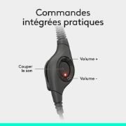 Image de Logitech H390 USB Computer Headset Son numérique amélioré et commandes intégrées (981-000406)
