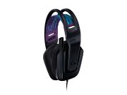 Image de Logitech G 3.5 mm, 40 mm, 20 - 20000 Hz, 36 O, 87.5 dB, 180 x 79 x 189 mm, 240 g Casque - Noir (981-000978)