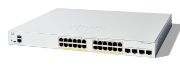 Image de Cisco Catalyst 1200-24FP-4G Smart, 24 Port GE, Full PoE, 4x1GE SFP, Limited Lifetime Protection Switch - Blanc (C1200-24FP-4G)