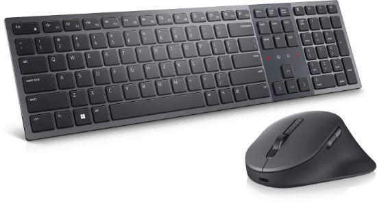 Image de DELL Clavier et souris de collaboration Pro Premium - KM900 - Royaume-Uni (QWERTY) (KM900-GR-UK)