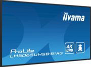 Image de iiyama Écran d'affichage dynamique Écran plat de signalisation numérique 125,7 cm (49.5") LCD Wifi 800 cd/m² 4K Ultra HD Noir Intégré dans le processeur Android 11 24/7 (LH5065UHSB-B1AG)